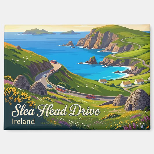 Aimant Circuit de Slea Head Irlande (Recto)