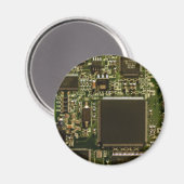 Aimant Circuit imprimé vert macro | Photo de PCB (Recto/Verso)