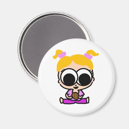 Aimant circulaire standard de 2¼ pouces (Recto/Verso)