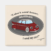 Aimant circulaire standard de 2¼ pouces (Devant)