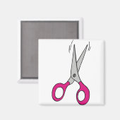 Aimant Ciseaux (Recto/Verso)