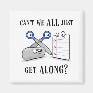 Aimant Ciseaux de papier-roche