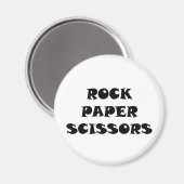 Aimant Ciseaux de papier rocheux (Recto/Verso)
