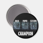 Aimant Ciseaux de papier rocheux (Recto/Verso)