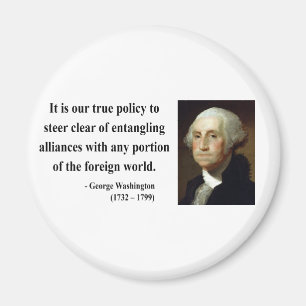 Aimant Citation 5b de George Washington