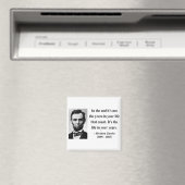 Aimant Citation Abraham Lincoln 2b (In Situ (Lave-vaisselle))