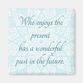 Aimant Citation actuelle Mandala Funny Truth Uplifting Bl (Devant)