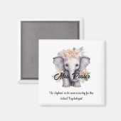 Aimant Citation amusante d'un psychologue de l'école d'él (Recto/Verso)