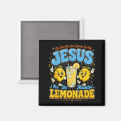 Aimant Citation chrétienne de design de limonade drôle de (Recto/Verso)