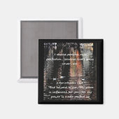 Aimant Citation d'affirmation chrétienne & Bible correspo (Recto/Verso)