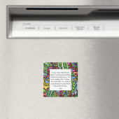 Aimant Citation d'animal de Gandhi (In Situ (Lave-vaisselle))