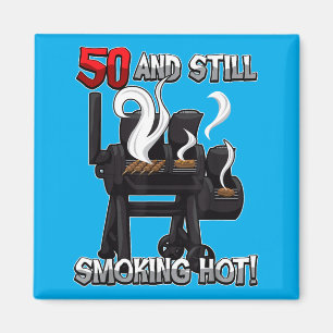 Aimant Citation de barbecue pour 50e anniversaire _super