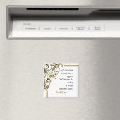 Aimant Citation de bouddha ~ Magnat de motivation (In Situ (Lave-vaisselle))