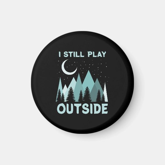 Aimant Citation de camping vacances  (Devant)