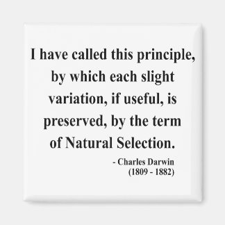 Aimant Citation de Charles Darwin 6a