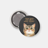 Aimant Citation de chat de Sigmund Freud (Recto/Verso)