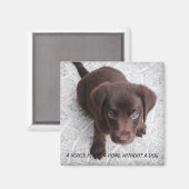 Aimant Citation de chiot (Recto/Verso)