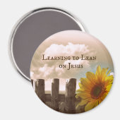 Aimant Citation de Christian : Apprendre à se pencher sur (Recto/Verso)