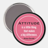 Aimant Citation de Churchill (Recto/Verso)