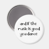 Aimant Citation de danse (Recto/Verso)