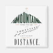 Aimant Citation de distance de pas de montagne (Devant)