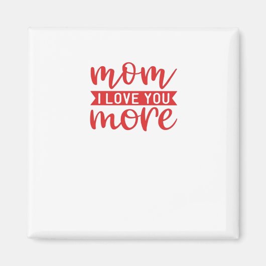 Aimant Citation de famille douce Maman t'aime plus (Devant)