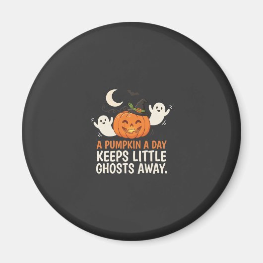 Aimant Citation de fantôme de citrouille de Halloween Des (Devant)