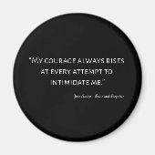 Aimant Citation de fierté et de préjudice I (Devant)