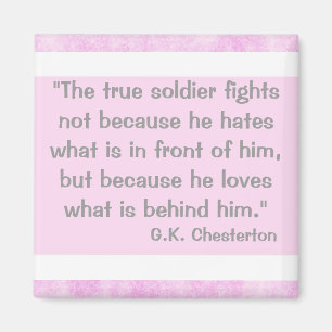 Aimant Citation de G.K. Chesterton