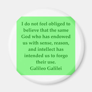 Aimant Citation de Galilée