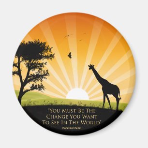 Aimant Citation de Gandhi