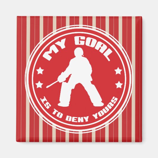 Aimant Citation de gardien de but de hockey sur gazon (Devant)