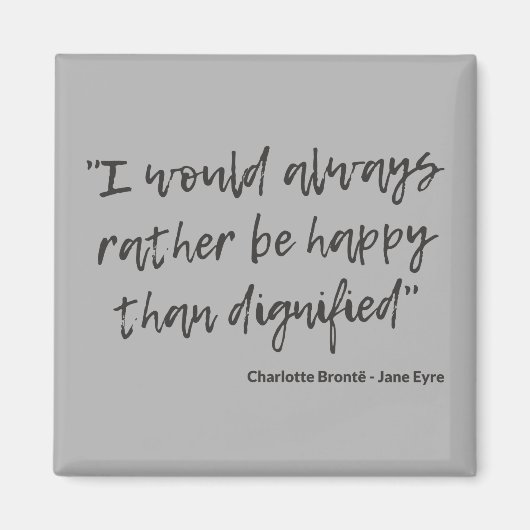 Aimant Citation de Jane Eyre I (Devant)