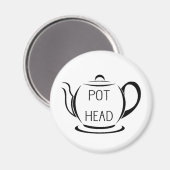 Aimant Citation de jeu amusante Pot Head (Recto/Verso)