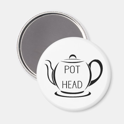 Aimant Citation de jeu amusante Pot Head (Recto/Verso)