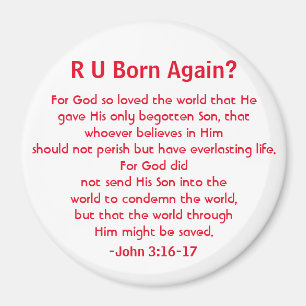 Aimant Citation de la Bible du salut