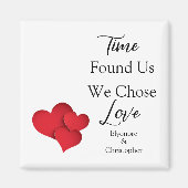 Aimant Citation de la Saint-Valentin : Le Temps Nous a Tr (Devant)