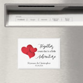 Aimant Citation de la Saint-Valentin pour l'aventure ense (In Situ (Lave-vaisselle))