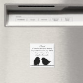 Aimant Citation de l'ami Chanson dans votre coeur et les  (In Situ (Lave-vaisselle))