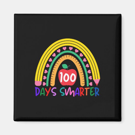 Aimant Citation De L'Enseignant 100 Jours De L'Enseignant (Devant)