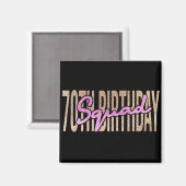 Aimant Citation de l'équipe du 70e anniversaire (Recto/Verso)