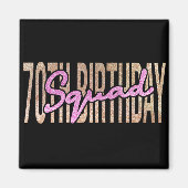 Aimant Citation de l'équipe du 70e anniversaire (Devant)