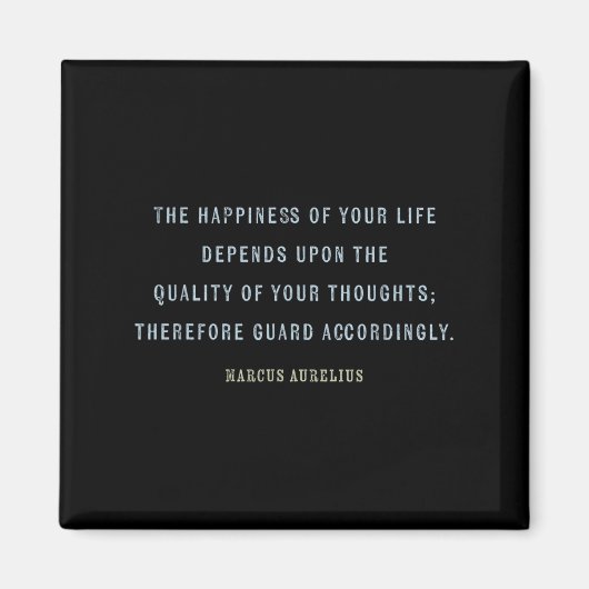 Aimant Citation De Marcus Aurelius, Mindset Motivational (Devant)