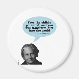 Aimant citation de maria montessori