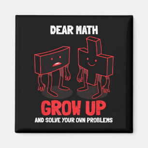 Aimant Citation de maths drôle Filles Garçons Adolescents