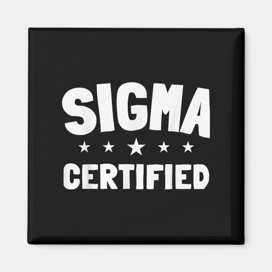 Aimant Citation de mème Alpha Certifiée Discours Introver (Devant)