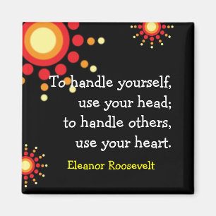 Aimant Citation de motivation d'Eleanor Roosevelt de ~ de