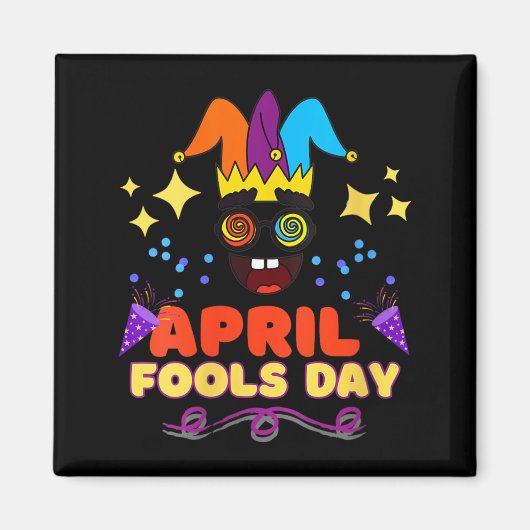 Aimant Citation de naissance pour le poisson d'avril pour (Devant)