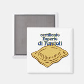 Aimant Citation de pâtes italienne Certificato Esperto di (Recto/Verso)