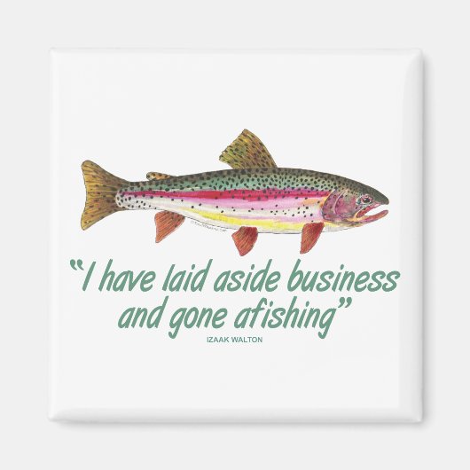 Aimant Citation de pêche (Devant)
